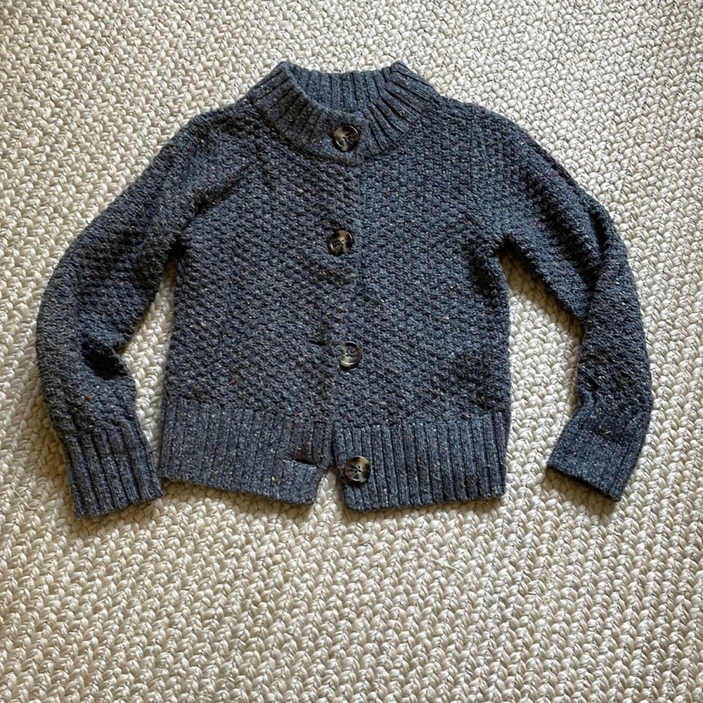 Girl’s Gap Knit Sweater Grey- Small (6)